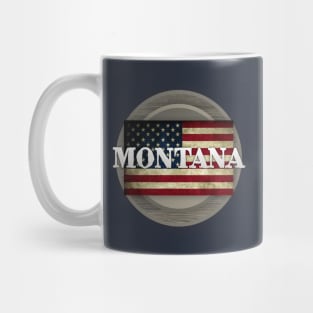 Montana American Flag Mug